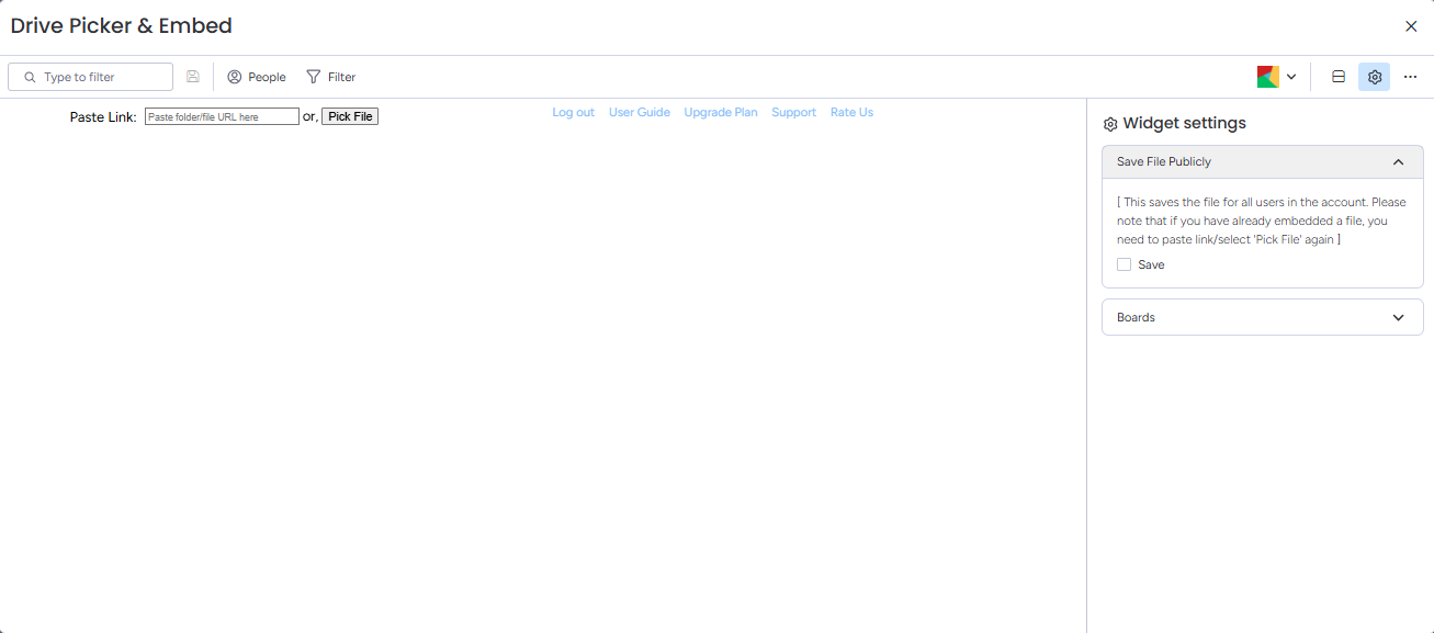 How to Embed Google Drive Files on monday.com Dashboard